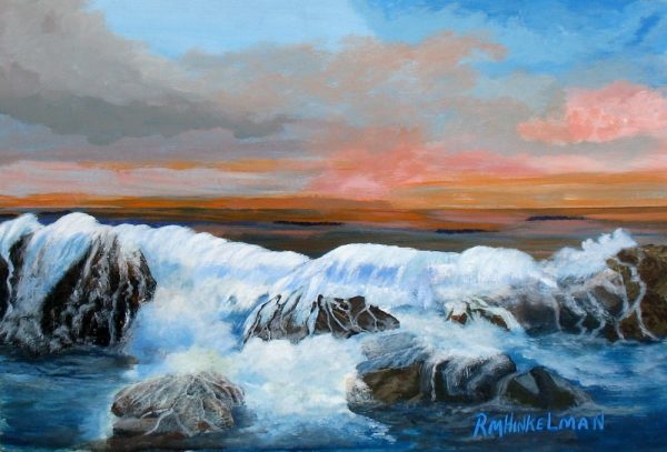 Coastal Seascape Paintings by Robert Hinkelman
